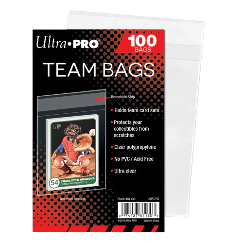 Ultra Pro - Team Bags - Resealable Sleeves 100pk