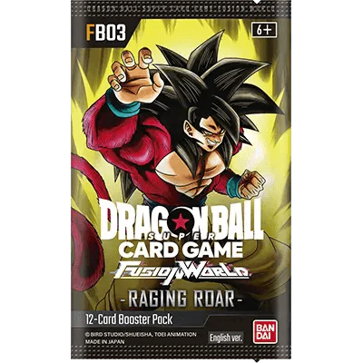 Dragon Ball Super CG Fusion World - Raging Roar (FB03) - Booster Pack