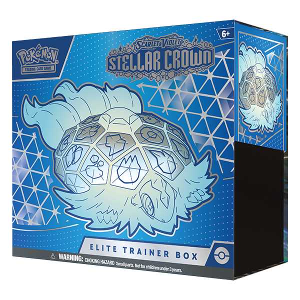 Pokemon TCG Stellar Crown Elite Trainer Box open